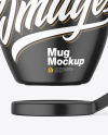 Matte Mug w/ Coffee Splash Mockup