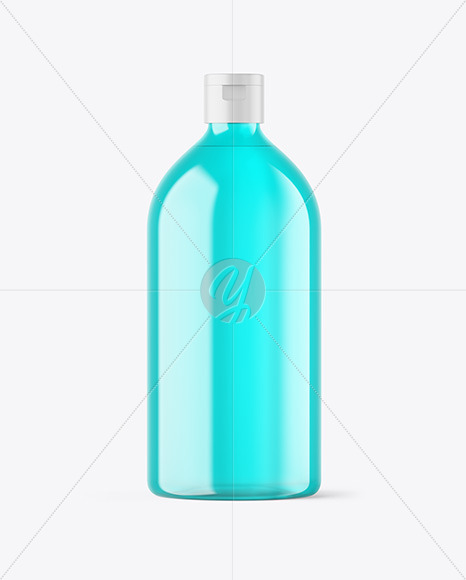 Color Plastic Plastic Bottle Mockup