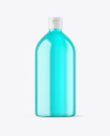 Color Plastic Plastic Bottle Mockup