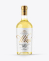 Clear Glass White Wine Bottle Mockup