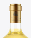 Clear Glass White Wine Bottle Mockup Clear Glass White Wine Bottle Mockup