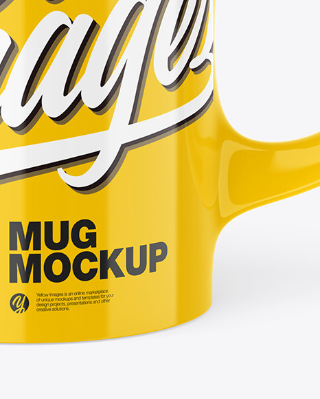 Glossy Mug Mockup