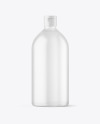 Frosted Plastic Bottle Mockup