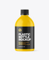 Matte Plastic Bottle Mockup