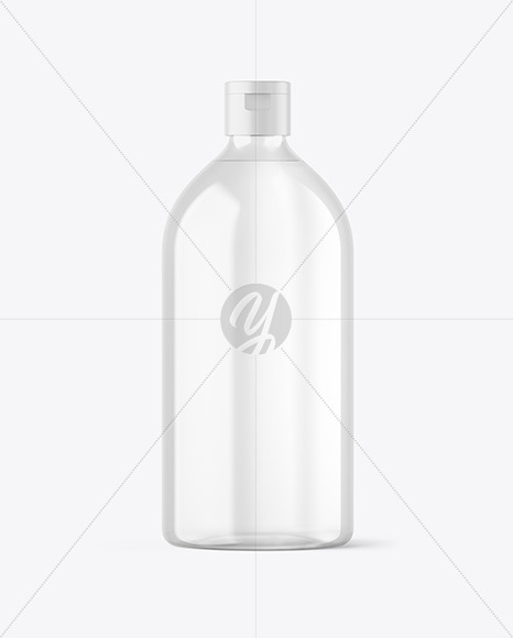 Clear Plastic Bottle Mockup