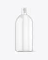 Clear Plastic Bottle Mockup