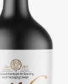 Ceramic Wine Bottle Mockup Ceramic Wine Bottle Mockup