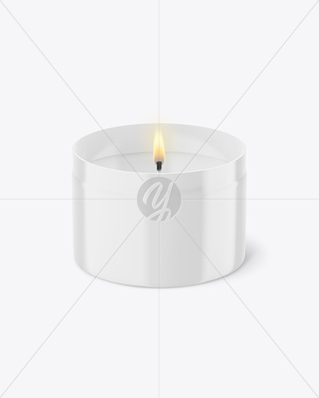 Glossy Candle Mockup