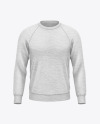 Melange Raglan Sweatshirt Mockup