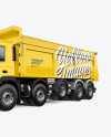 Tipper Truck Mockup - Half Side View