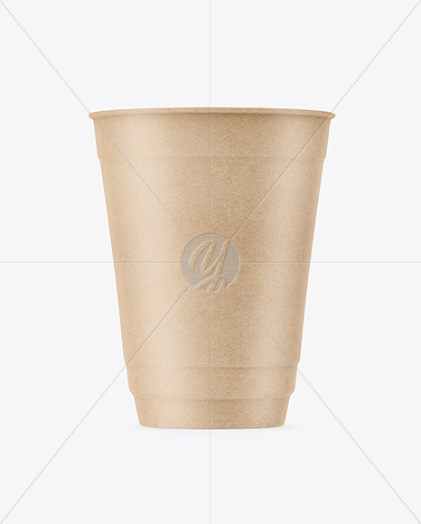 Kraft Coffee Cup Mockup