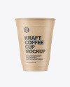 Kraft Coffee Cup Mockup