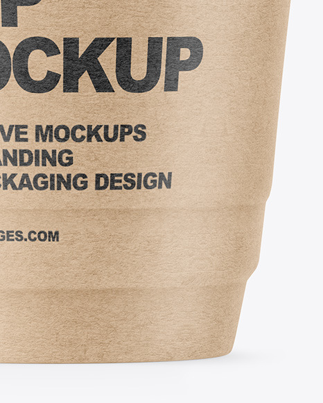 Kraft Coffee Cup Mockup