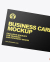 Business Card in a Hand Mockup