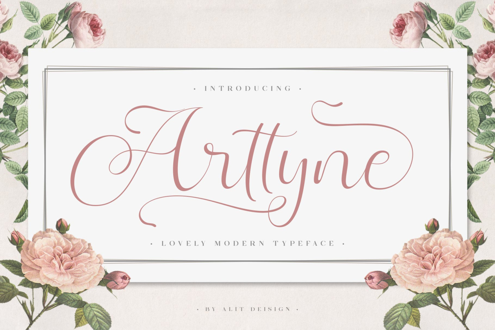 Arttyne Modern Script Font