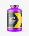 Matte Plastic Jar Mockup