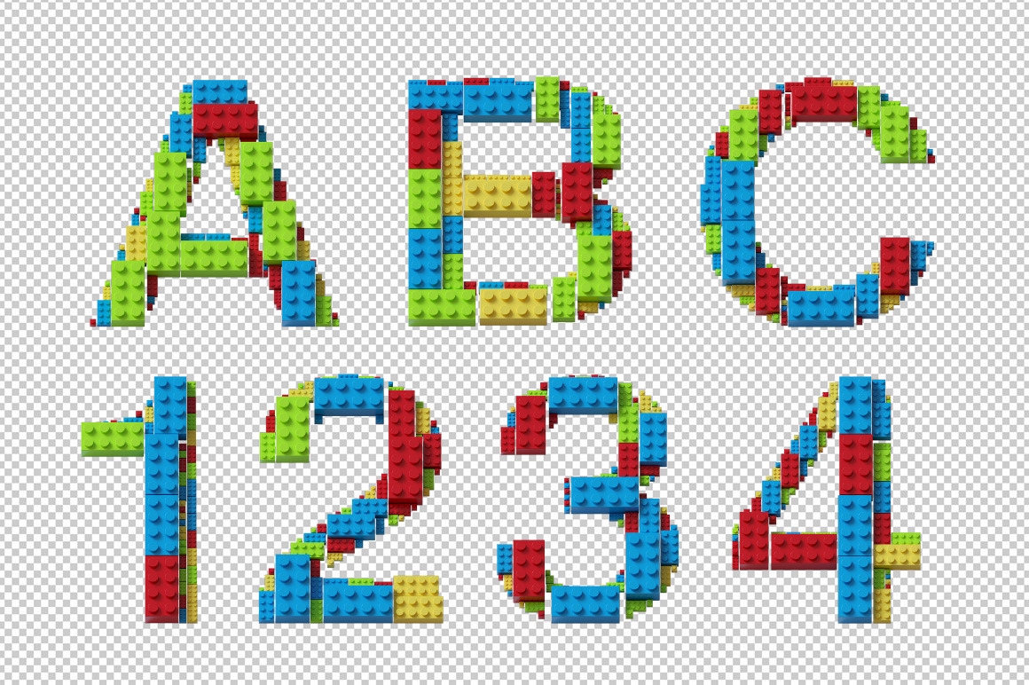 Lego Scatter Font