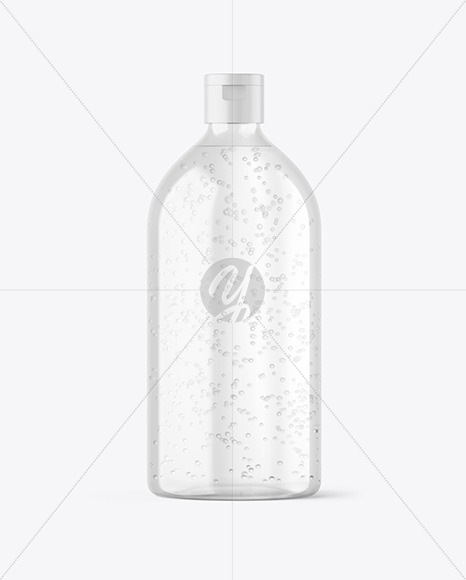 Clear Plastic Bottle Mockup