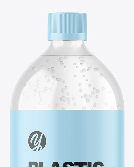 Clear Plastic Bottle Mockup