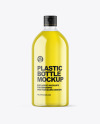 Color Liquid Plastic Bottle Mockup Color Liquid Plastic Bottle Mockup