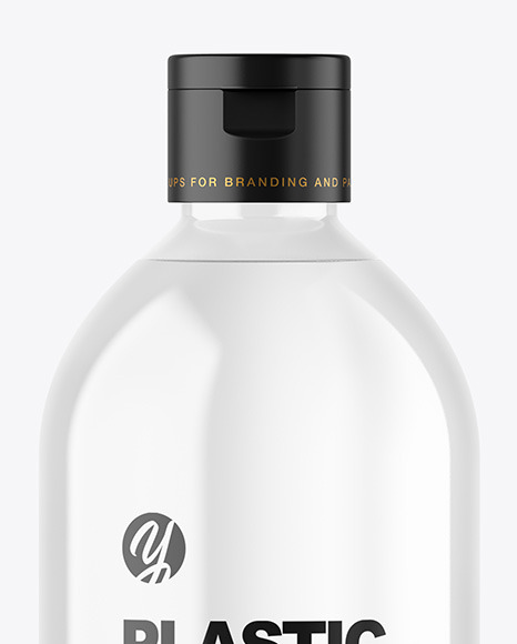 Clear Plastic Bottle Mockup