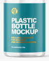 Clear Plastic Bottle Mockup