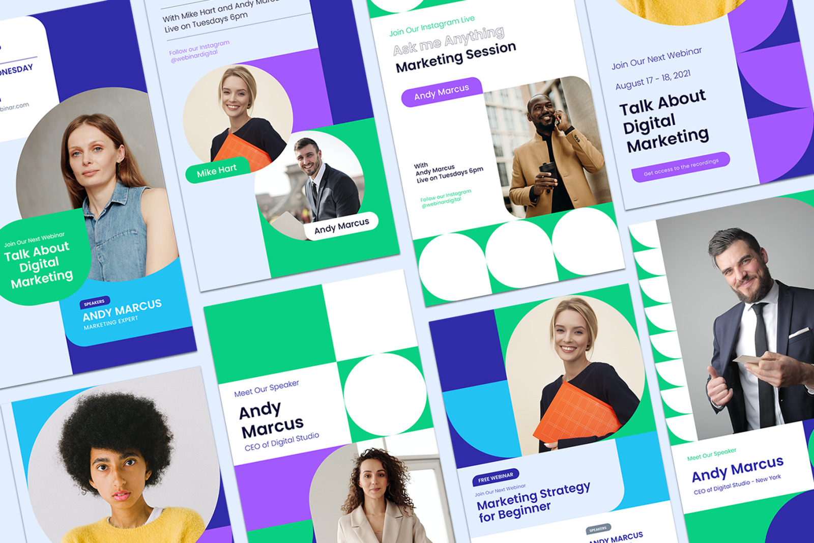 Webinar Instagram Story Templates Webinar Instagram Story Templates