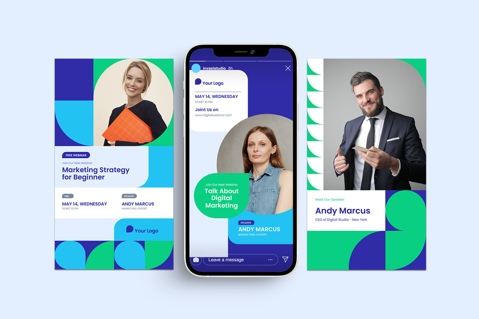 Webinar Instagram Story Templates Webinar Instagram Story Templates