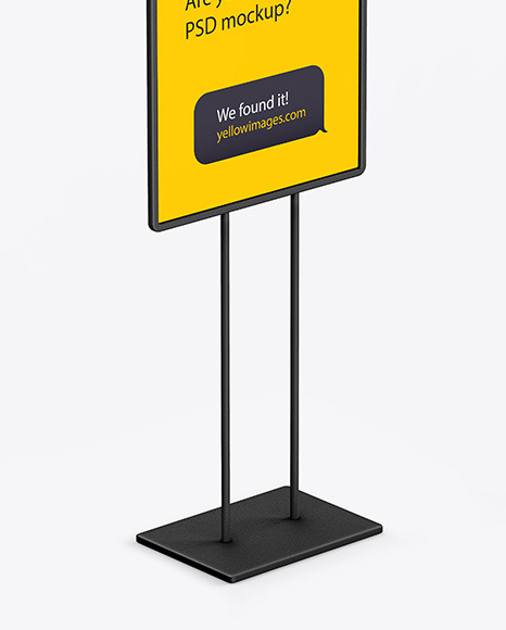 Plastic Stand Mockup