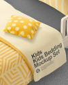 Kids Bedding Mockup Set