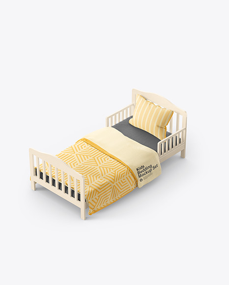 Kids Bedding Mockup Set