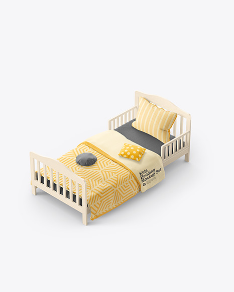 Kids Bedding Mockup Set