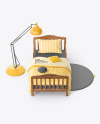 Kids Bedding Mockup Set