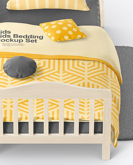 Kids Bedding Mockup Set