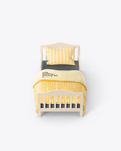 Kids Bedding Mockup Set