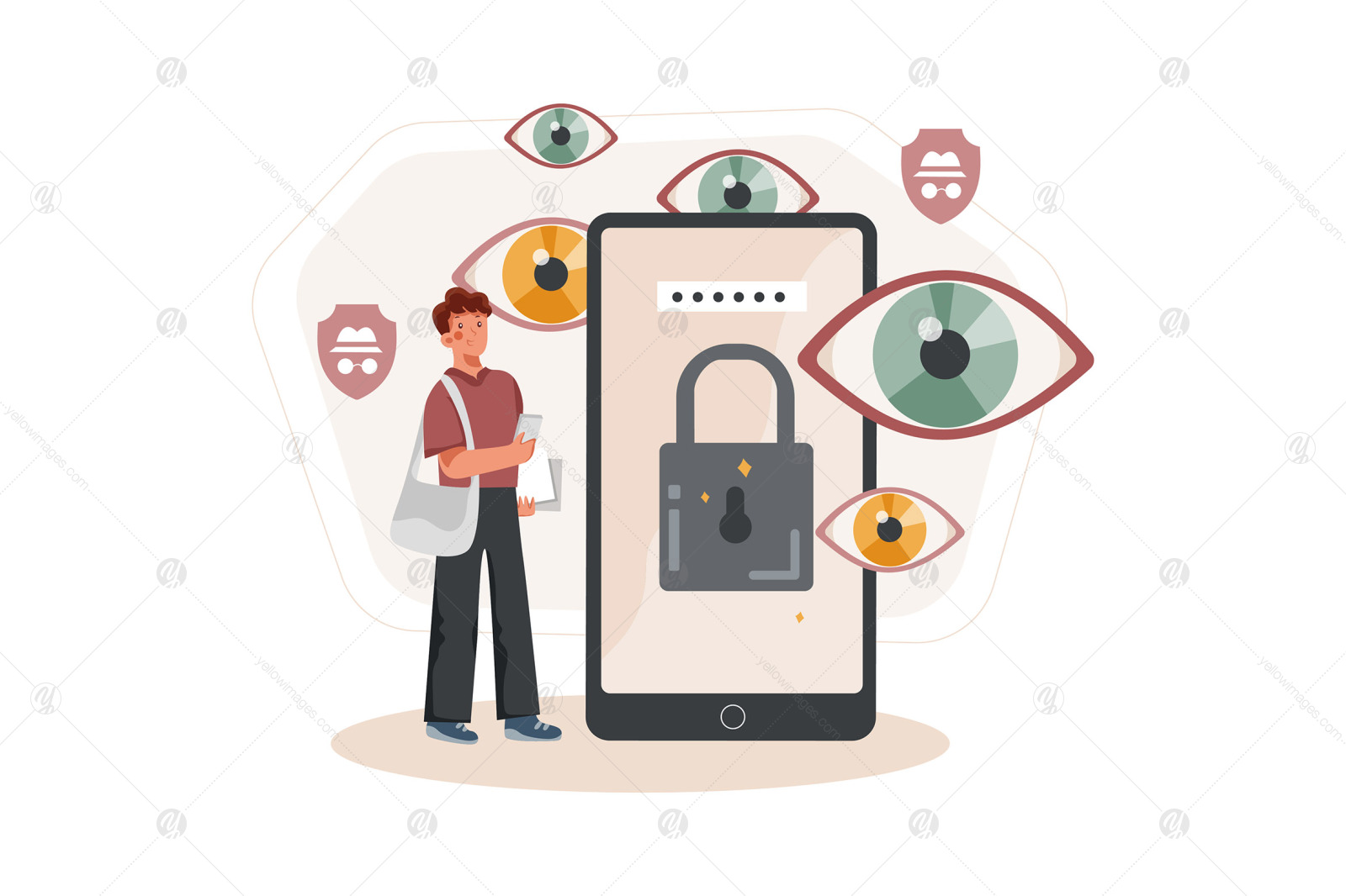 M288_ Blockchain Technology Illustrations M288_ Blockchain Technology Illustrations