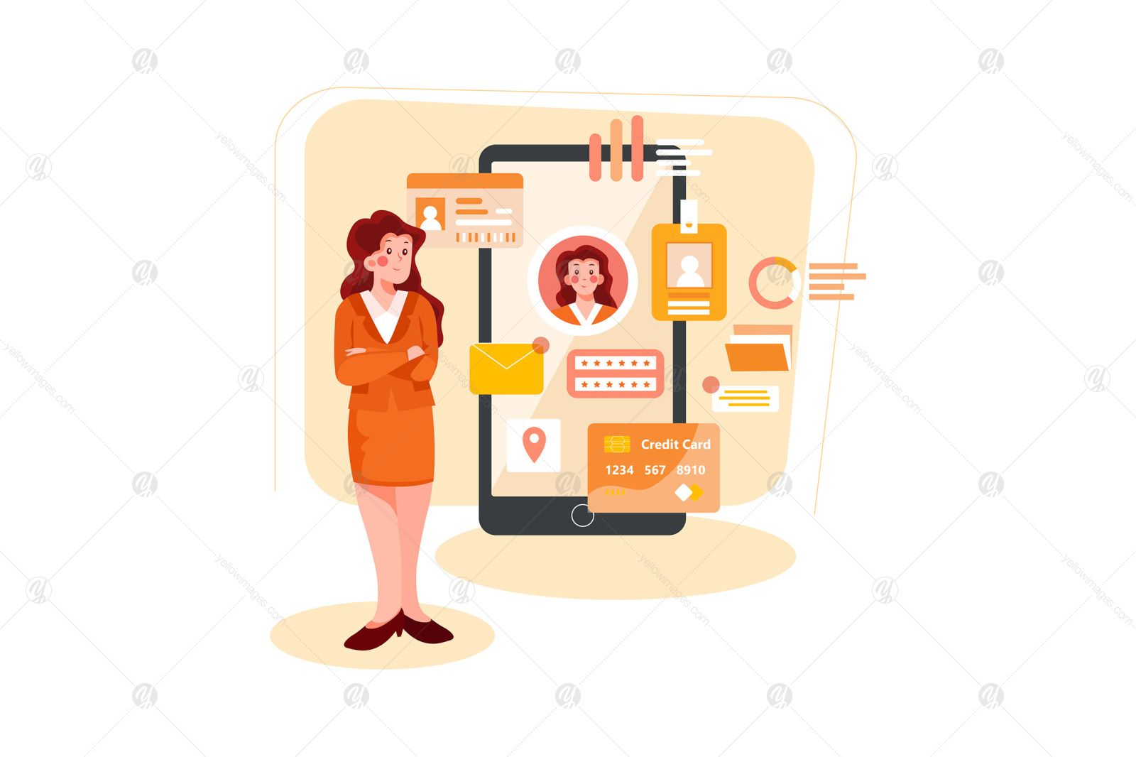 M288_ Blockchain Technology Illustrations M288_ Blockchain Technology Illustrations