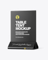 Glossy Table Tent Mockup