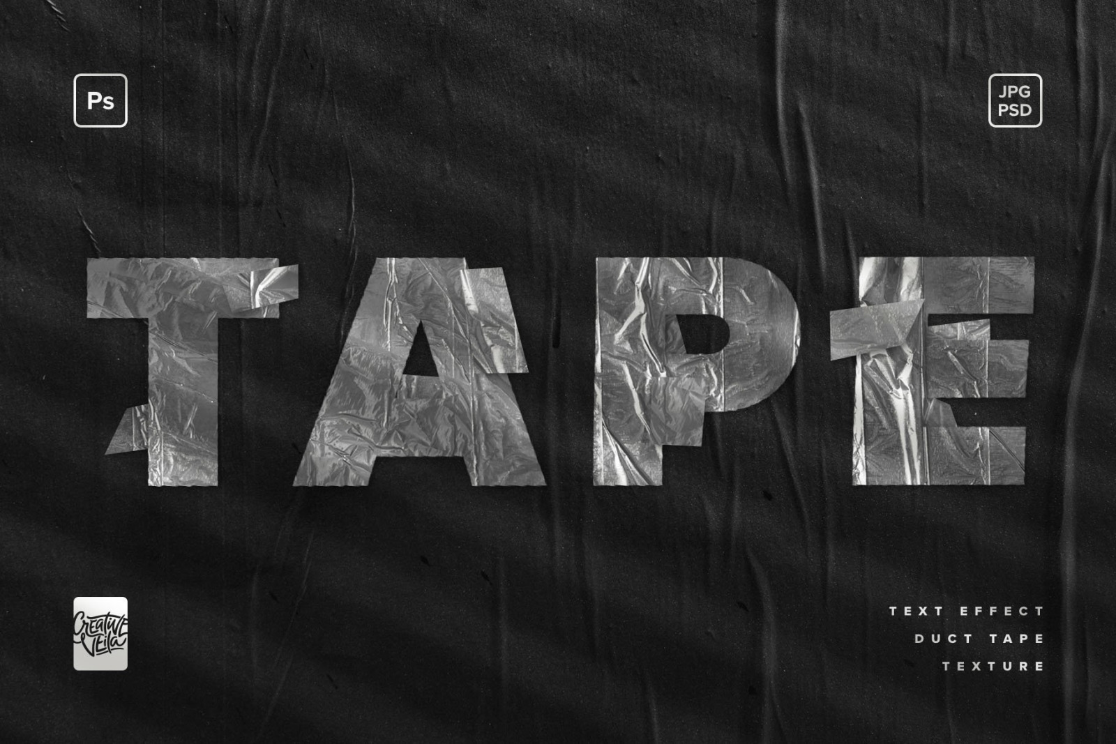 Duct Tape Text Effect Mockup Duct Tape Text Effect Mockup