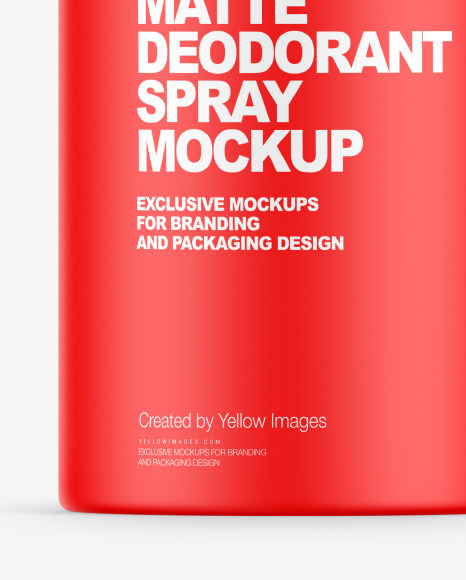 Deodorant Spray Mockup