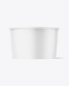 Matte Ice Cream Cup Mockup