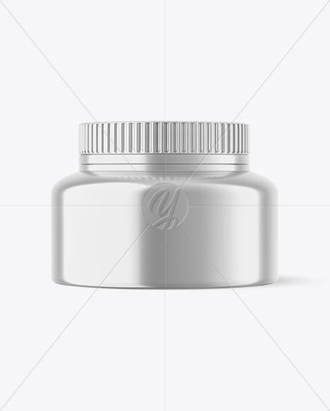 Metallic Jar Mockup