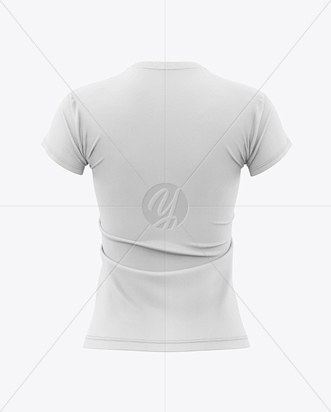 Women’s T-Shirt Mockup - Back View