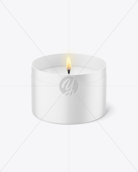 Matte Candle Mockup