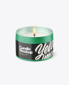 Matte Candle Mockup