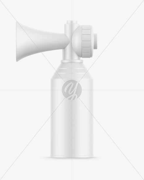 Matte Air Horn Can Mockup