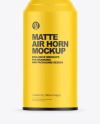 Matte Air Horn Can Mockup