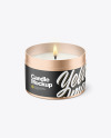 Tin Candle Mockup