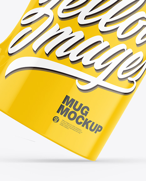 Glossy Mug Mockup