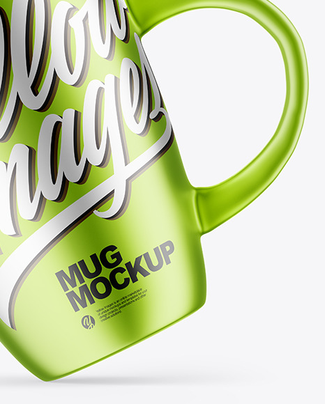 Metallic Mug Mockup